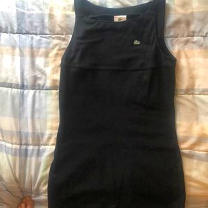 Lacoste Black Sleeveless Casual Dress Sz M